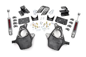 Chevrolet Silverado 1500 Classic Lowering Kit - Front + Rear - Rough Country - 2 Inch Front / 4 Inch Rear - 2007 Chevrolet Silverado 1500 Classic Lowering Kit - Front + Rear - Rough Country - 2 Inch Front / 4 Inch Rear - 2007